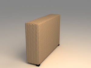 ikea solleron armrest section 3D Modell
