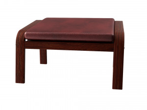 poang footstool ikea model 3D Модель