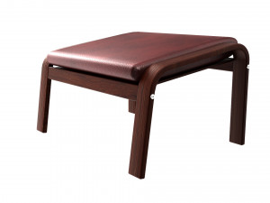 poang footstool ikea model 3D Модель