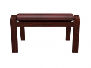 poang footstool ikea model 3D Модель