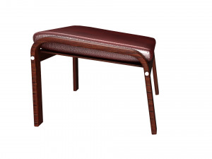 poang footstool ikea model 3D Модель