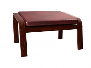 poang footstool ikea model 3D Модель