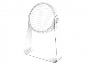 gnissla table clock ikea 3D 模型