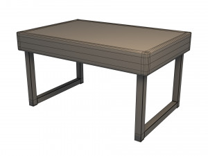 ikea solleron coffee table model 3D 模型