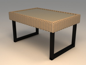 ikea solleron coffee table model 3D 模型