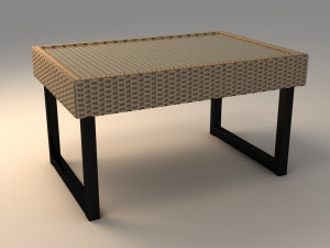 ikea solleron coffee table model 3D 模型