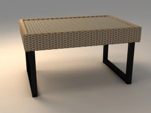 ikea solleron coffee table model 3D Model