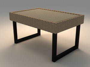 ikea solleron coffee table model 3D 模型