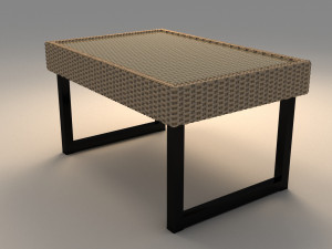 ikea solleron coffee table model 3D 模型