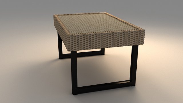 ikea solleron coffee table model 3D in 3DExport