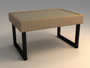 ikea solleron coffee table model 3D 模型