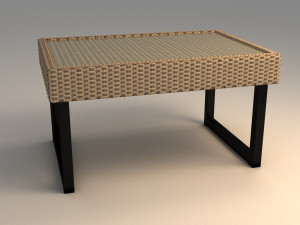ikea solleron coffee table model 3D 模型