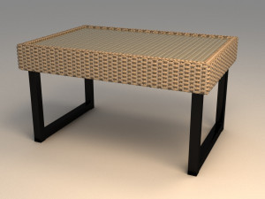 ikea solleron coffee table model 3D 模型