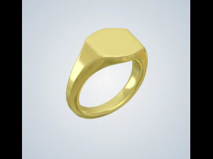 signet ring 3D Model