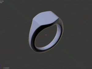 signet ring 3D Model