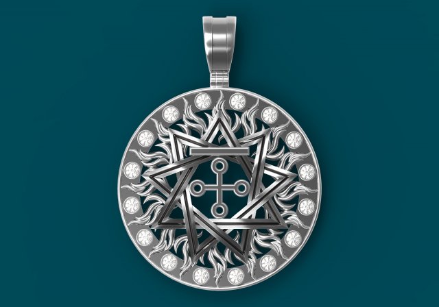 slavic amulet for good luck 3Dプリントモデル .c4d .max .obj .3ds .fbx .stl .blend 