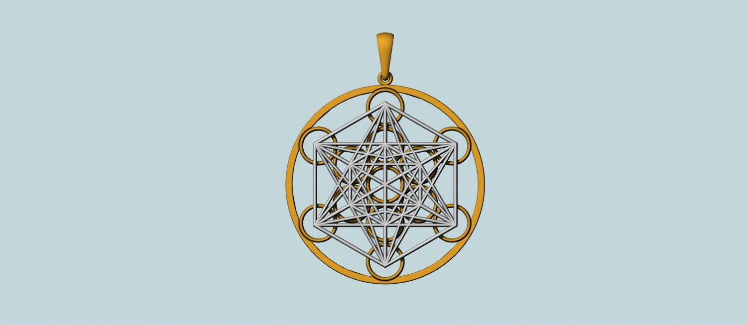 metatron cube 3D Print Model .c4d .max .obj .3ds .fbx .stl .blend 