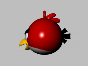 angry birds pendant 3D Принт Модель
