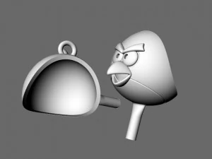 angry birds pendant 3D Print Model