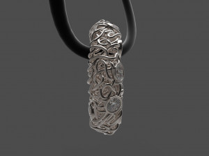 pendant with gems Modello di stampa 3D