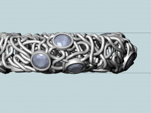 pendant with gems Modello di stampa 3D
