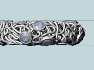 pendant with gems 3D Print Model