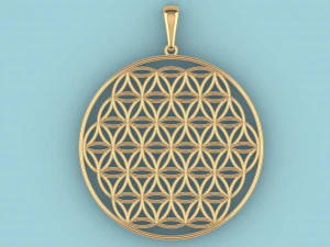 colgante flor de la vida Modelo de impresión 3D
