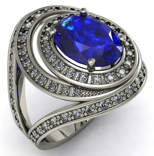 ring Model Cetak 3D .c4d .max .obj .3ds .fbx .stl .blend
