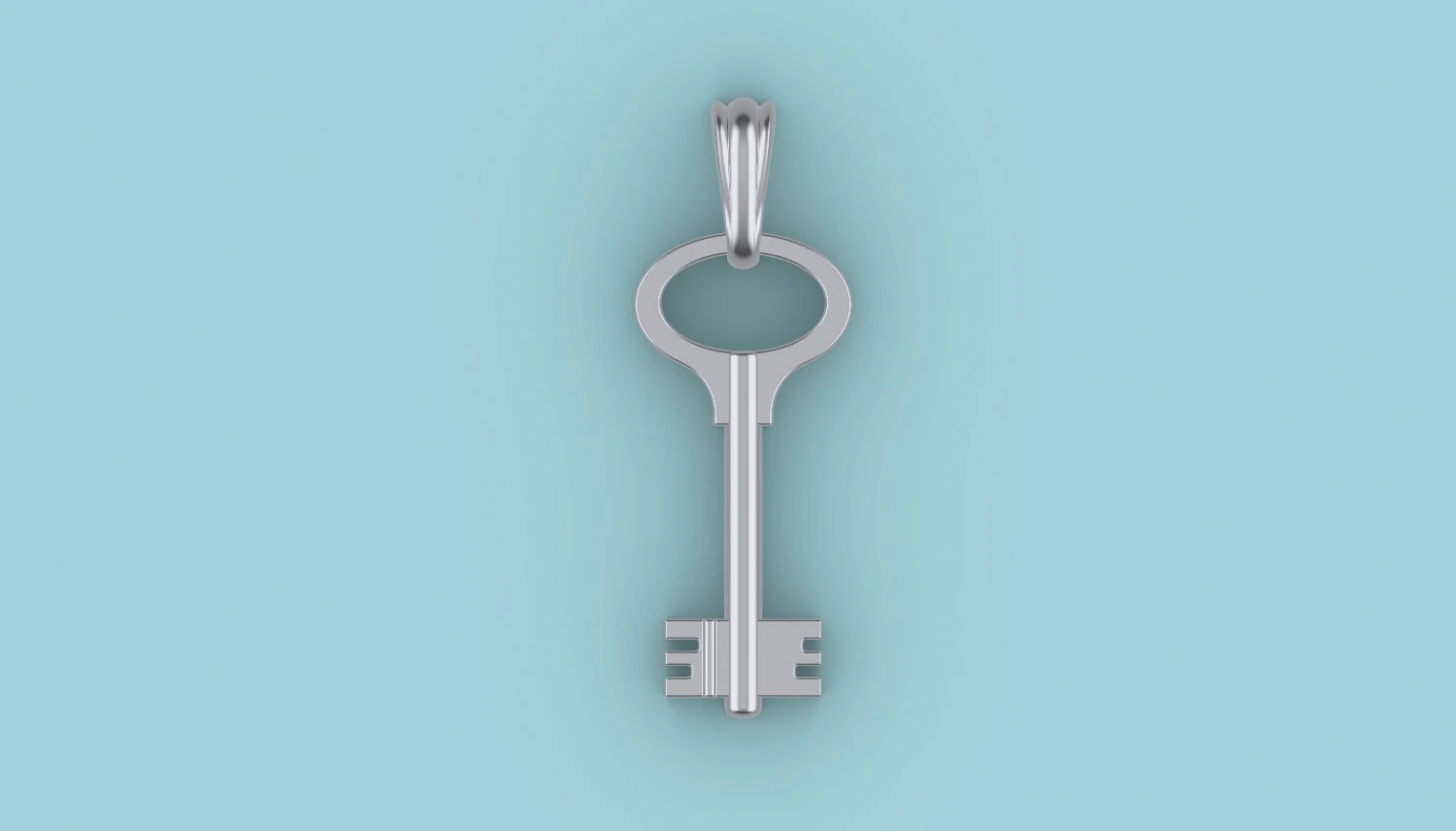 key pendant 3D Print Model .c4d .max .obj .3ds .fbx .stl .blend 