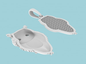 owl pendant Modelo de Impressão 3D