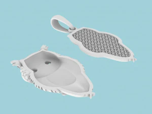 owl pendant 3D Print Model