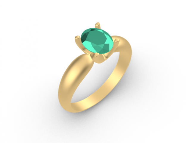 female ring 3D Druckmodell .c4d .max .obj .3ds .fbx .stl .blend