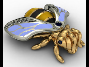 bee shape 3D Print Model