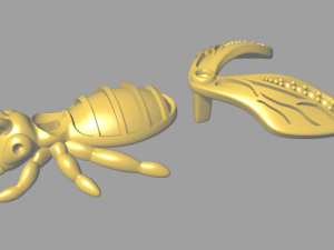bee shape 3Dプリントモデル
