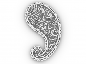 brooch cocumber 3D 프린트 모델