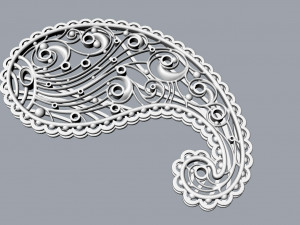 brooch cocumber 3D 프린트 모델