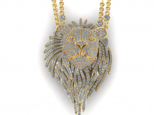 pendant lion Modèle 3D