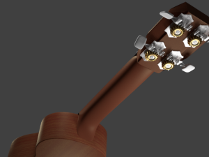 hawaiian ukulele guitar Modelo 3D