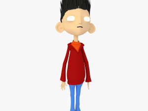 cartoon guy jacket Modelo 3D