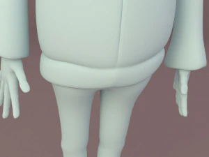 cartoon guy jacket 3D Model