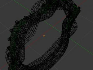 twisted ring 3D Print Model