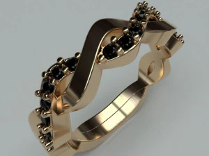 twisted ring 2 3D Print Model