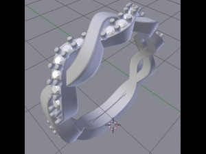 twisted ring 2 3D-printmodel