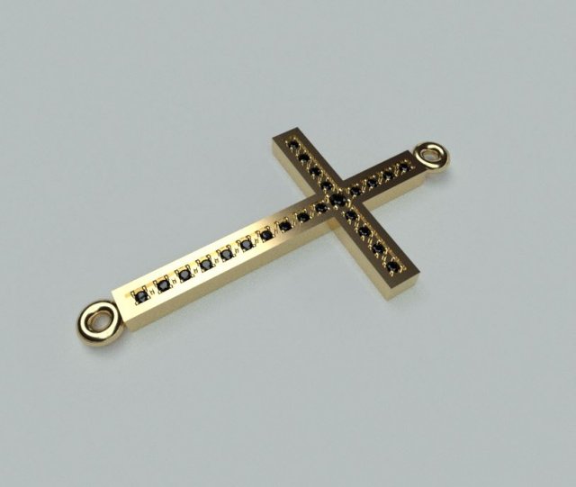 simple pave cross 3D Baskı Modeli .c4d .max .obj .3ds .fbx .stl .blend 