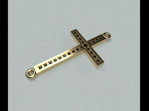 simple pave cross 3D Print Model
