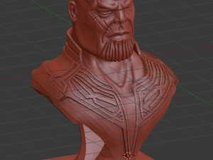 thanos face for printing Modèles 3D en vedette
