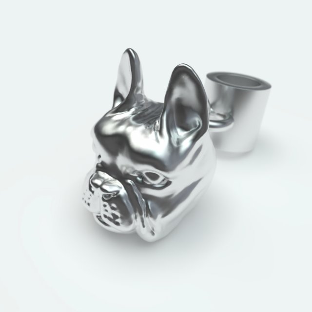 french bulldog 3D Принт Модель .c4d .max .obj .3ds .fbx .stl .blend 