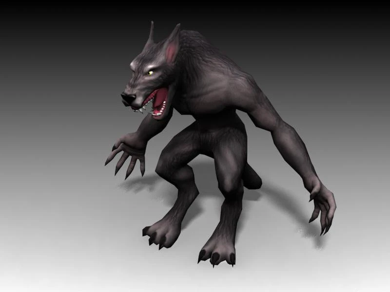 werewolf 3D Model .c4d .max .obj .3ds .fbx .stl .blend
