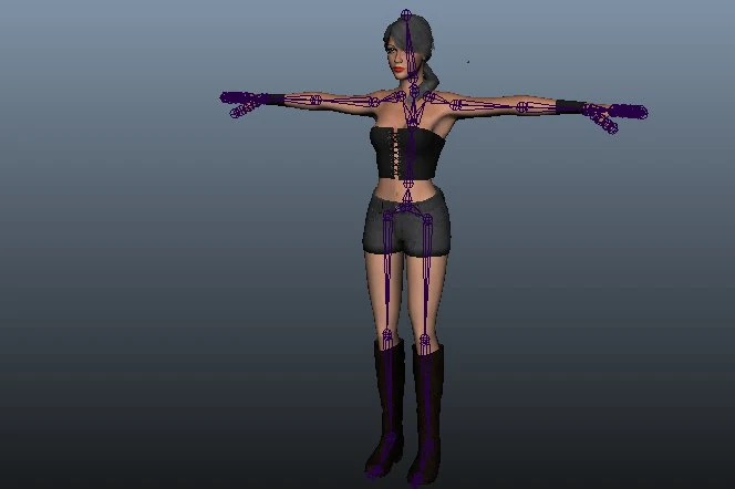 betty female beauty 3D Model .c4d .max .obj .3ds .fbx .stl .blend 