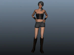 betty female beauty 3D Model